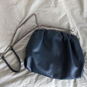 Unica! Firenze deep turquoise leather pouch crossbow bag